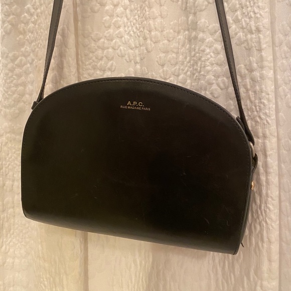 A.P.C. Bags Apc Half Moon Bag Black Poshmark